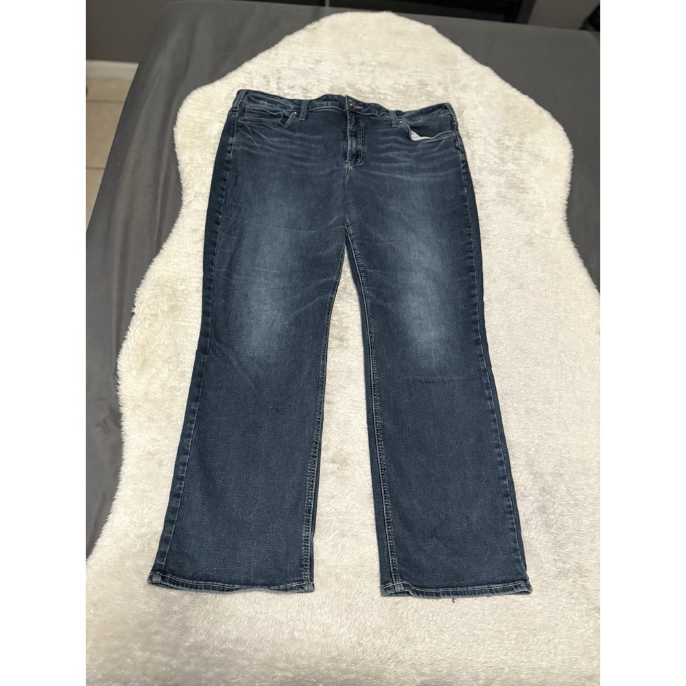LRL Lauren Jeans Ralph Lauren Women's Blue Denim Jeans Size 12P Straight Stretch